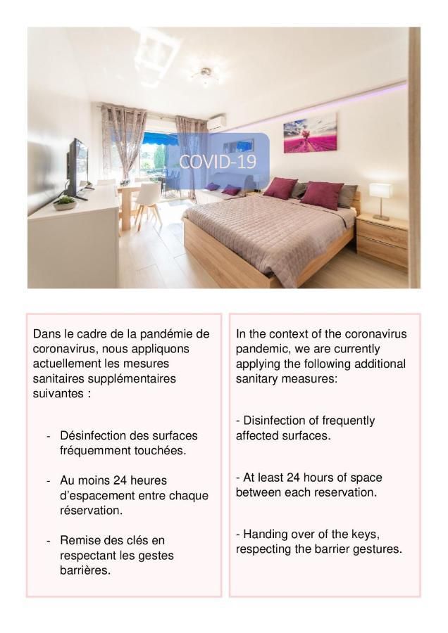 L'Ascot Appartement, Plages A 300M, Vue Hippodrome Cagnes-sur-Mer Ngoại thất bức ảnh